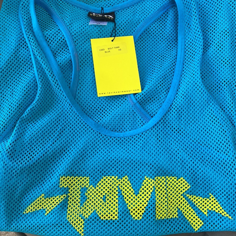 TAVIK swimwear bolt mesh tank top